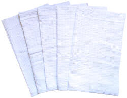  Krepp kispárna huzat 5 db - os csomag II. osztályú / Fehér színű - 49. számú