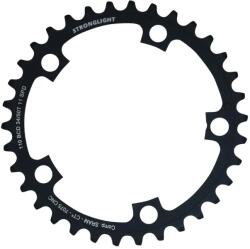 Stronglight SRAM CT2 34T lánctányér országúti kerékpárhoz, 5 karos, 110 mm, belső, fekete, 11 sebességes (külső: 50T-hez) STRONGLIGHT Bicikli alkatrészek Kerékpár alkatrészek Kerékpár lánctányérok