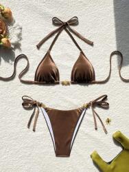 Shein KC41319 Shein Kétrészes Velúr Fürdőruha (2) S