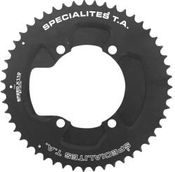 Specialites Ta 4 karos lánctányér D. 110 Shimano Ultegra R8000-6800, TA Speed 2-X110 (aero), 50 fogas külső, kompatibilis 105 5800+R7000, Dura Ace 9000+9100, fekete, 11 sebességes SPECIALITES TA Bicikli alkatrészek 