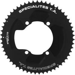 Specialites Ta lánctányér országúti kerékpárhoz, Ø110, 4 karos, Shimano Ultegra R8000-6800, TA SPEED 2-X110 (AERO), 55 fog, kompatibilis 105 5800+R7000, Dura Ace 9000+9100, fekete, Shimano Ultegra R8000-6800 11 sebe