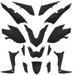 Standard Parts Burkolatkészlet 15 darab matt fekete Yamaha Tmax 530 2017 - 2019 Standard Parts Vázak, idomok, kiegészítők Idomok, burkolat elemek