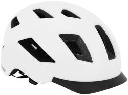 Gist Urban Bike felnőtt kerékpáros sisak, Smart, fehér, in-mold, hátsó lámpával, 56-62 cm, racsnis állítás, 200 m-ig látható fény GIST Bicikli alkatrészek Kerékpáros ruházat Kerékpáros sisakok