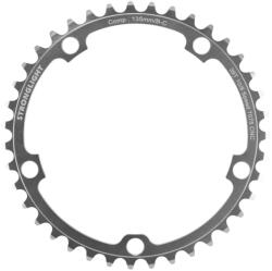 Stronglight 39T lánctányér országúti kerékpárhoz, 5 karos, 135 mm, Campagnolo Ultra Torque belső, ezüst, alumínium 7075, 9-10 sebesség STRONGLIGHT Bicikli alkatrészek Kerékpár alkatrészek Kerékpár lánctányérok