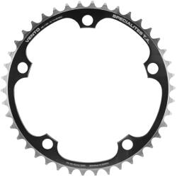 Specialites Ta VENTO 42T lánctányér országúti kerékpárhoz, 5 karos, 135 mm, belső, alumínium 7075, ezüst, Campagnolo típus, 9-10 sebesség SPECIALITES TA Bicikli alkatrészek Kerékpár alkatrészek Kerékpár lánctányérok