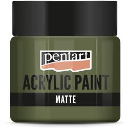 Pentart Matt akrilfesték 50 ml kekizöld (PA-13112)