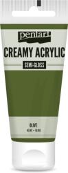 Pentart Krémes akrilfesték selyemfényű 60 ml olíva (PA-27992)