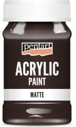 Pentart Matt akrilfesték 100 ml sötétbarna 5141 (PA-2121)