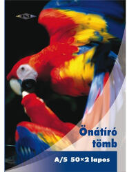 PD Office Önátírótömb pd A/5 2x50 lapos vegykezelt franciakockás