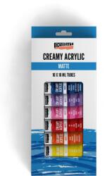 Pentart Krémes akrilfesték matt szett 10 szín x 16 ml / tubus (PA-45111)