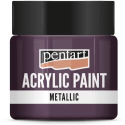 Pentart Metál akrilfesték 50 ml padlizsán (PA-3498)