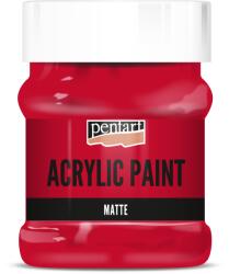 Pentart Matt akrilfesték 230 ml rúzspiros (PA-17549)