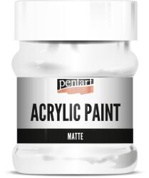 Pentart Matt akrilfesték 230 ml titánfehér (PA-35105)