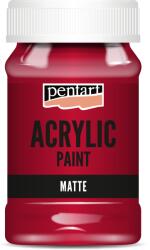 Pentart Matt akrilfesték 100 ml piros 5051 (PA-1985)