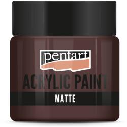Pentart Matt akrilfesték 50 ml sötétbarna (PA-1315)