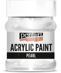 Pentart Gyöngyház akrilfesték 230 ml fehér (PA-17555)