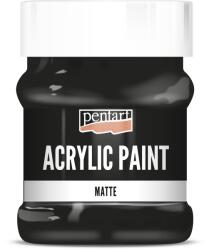 Pentart Matt akrilfesték 230 ml fekete (PA-3233)