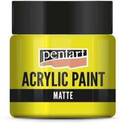 Pentart Matt akrilfesték 50 ml sárga (PA-1153)