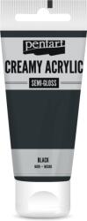 Pentart Krémes akrilfesték selyemfényű 60 ml fekete (PA-27941)