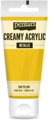 Pentart Krémes akrilfesték selyemfényű 60 ml napsárga (PA-27923)