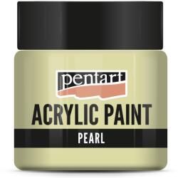 Pentart Gyöngyház akrilfesték 50 ml sárga (PA-3537)
