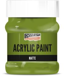 Pentart Matt akrilfesték 230 ml oliva (PA-3235)