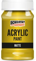 Pentart Matt akrilfesték 100 ml napsárga 1091 (PA-1983)