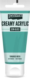 Pentart Krémes akrilfesték selyemfényű 60 ml türkizzöld (PA-27986)