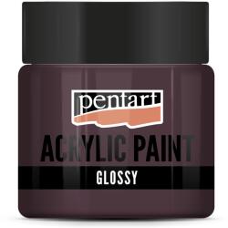 Pentart Fényes akrilfesték 50 ml padlizsán (PA-13370)
