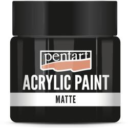 Pentart Matt akrilfesték 50 ml fekete (PA-1119)