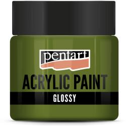 Pentart Fényes akrilfesték 50 ml oliva (PA-2029)