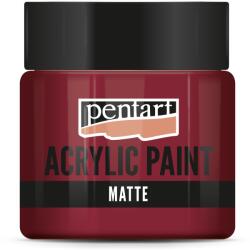 Pentart Matt akrilfesték 50 ml vörösbor (PA-1897)