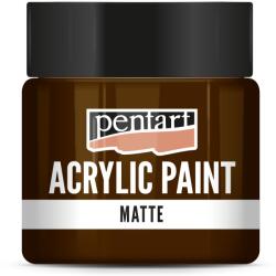Pentart Matt akrilfesték 50 ml vörösbarna (PA-29633)