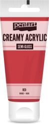 Pentart Krémes akrilfesték selyemfényű 60 ml piros (PA-27939)