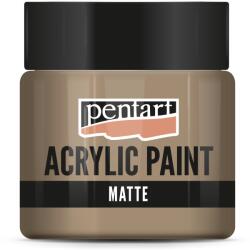 Pentart Matt akrilfesték 50 ml sötét homok (PA-20986)