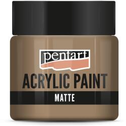 Pentart Matt akrilfesték 50 ml Mars barna (PA-20988)