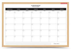 MEMOBE Havi tervezőtábla MEMOBE mágneses 40x60 cm (MTP060040.17.01.06) - papir-bolt