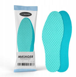 Corbby Talpbetét Cipőbe, Ütéscsillapító, Masszírozó Corbby Masager Cipőbetét méret 41-42 (1794C)