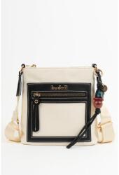 Budmil női textil oldaltáska, bézs (10230107-001261-0000)