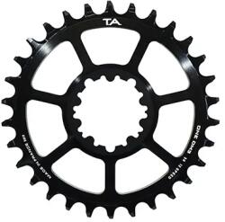 Specialites Ta DM 30T lánctányér MTB-hez, közvetlen rögzítés, SRAM GX/XX1/X01 11-12 sebességeshez, fekete (BOOST 3 mm eltolás) SPECIALITES TA Bicikli alkatrészek Kerékpár alkatrészek Kerékpár lánctányérok