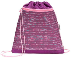 Belmil hálós és zsebes tornazsák, Lovas/Stripes Bordeaux (PRI_2026_RFXX0561)