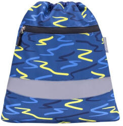 Belmil hálós és zsebes tornazsák, Mintás/Sketch Lime Green (PRI_2026_AAB659)