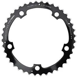 Specialites Ta Alizé 5 karos 42T 130 mm középső lánctányér, alumínium, fekete (SHIMANO típus) 8-9-10 sebesség SPECIALITES TA Bicikli alkatrészek Kerékpár alkatrészek Kerékpár lánctányérok