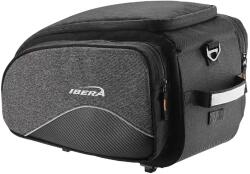 IBERA COMMUNTER MIK hátsó táska, fekete, 15L (MIK rögzítőrendszer, 36x22x25cm) IBERA Bicikli alkatrészek Kerékpáros kiegészítők Kerékpár nyeregtáskák és kormánytáskák