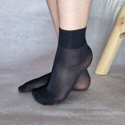 Aura Via Gumi nélküli bokafix elasztikus anyagból 80 DEN vastagságban fekete 111491