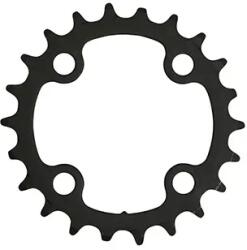 SUNRACE MTB lánctányér 4 karos, tripla, 22 fog, Ø64 mm, acél, fekete, belső SUNRACE Bicikli alkatrészek Kerékpár alkatrészek Kerékpár lánctányérok
