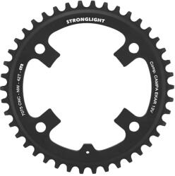 Stronglight CT2 lánctányér gravel kerékpárhoz 4 karos ×123 mm CAMPAGNOLO EKAR-hoz, 42 fog, fekete, 13 sebességes STRONGLIGHT Bicikli alkatrészek Kerékpár alkatrészek Kerékpár lánctányérok