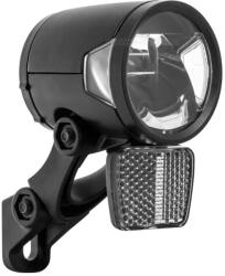 Herrmans MR8 első lámpa e-bike-hoz, villa- vagy kormányszerelés, 180 lumen, fekete (tartóval), 6-12V, dobozban HERRMANS Bicikli alkatrészek Kerékpáros kiegészítők Kerékpár világítások és visszaverők