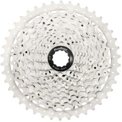 SUNRACE 10 sebességes kazetta SHIMANO-hoz, 11-46 MS3, metál ezüst (dobozban) (11-13-15-18-21-24-28-34-40-46) SUNRACE Bicikli alkatrészek Kerékpár alkatrészek Kerékpár kazetták
