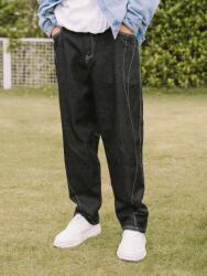 Shein férfi farmernadrág varrásokkal fekete 28